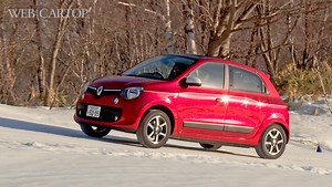 【ムービー】RRのルノー・トゥインゴをFFのVW up!と雪道比較