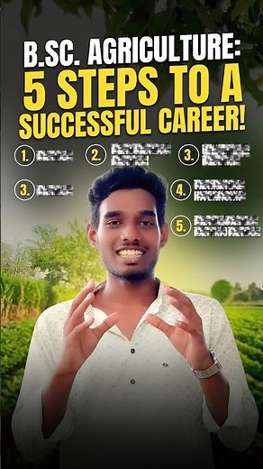 5 Essential Skills for a Successful Career in B.Sc. Agriculture 🌾 | Career & Job Guide