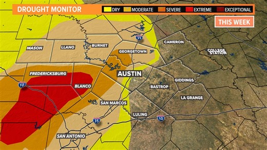 Drought Update: Heavy rain earlier this week, but not in time for drought monitor