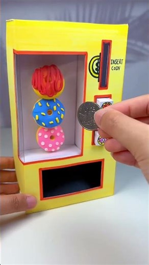 Manual DIY Donut Vending Machine _ #diy#craft #handmade