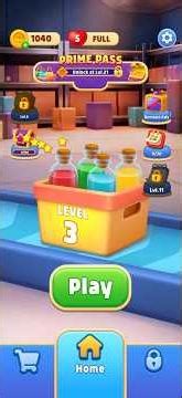 Water Sort Puzzle Level 3 🚀💧(Can You Beat This?) #shortsfeed