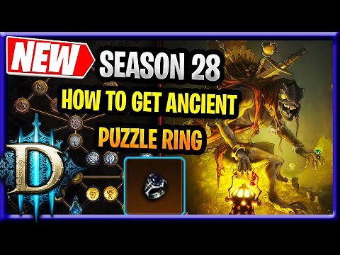 Diablo 3 Season 28 How to Get Ancient Puzzle Ring Alter Of Rites All methods Guide