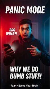 “Why You Panic & Do Dumb Things When You’re Scared 😳🧠”