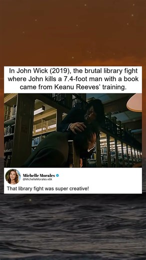 John Wick’s Epic Library Fight Inspired by Training