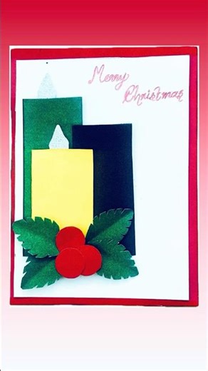 ✨🕯️ Handmade Candle Card – Easy & Beautiful DIY Idea! 🕯️✨