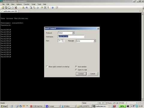 Create an automatic login script for multiple devices using SecureCRT - Part 1