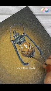 Step by step, turning shadows into warm light | My colored hands