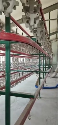 Customer's site at the automated silica sol process line.