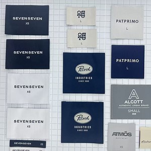 Custom Embossed Woven Label for High - End Apparel