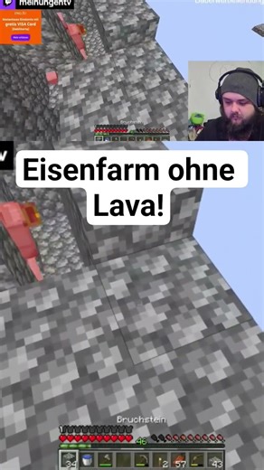 Eisenfarm ohne Lava! Minecraft Skyblock