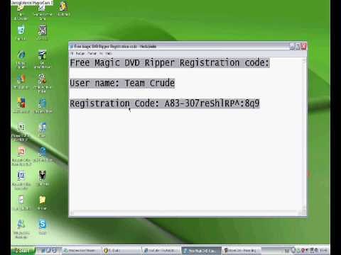 Free Magic DVD Ripper Registration code