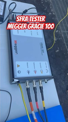 SFRA Test of Transformer #shorts #transformers #electrical