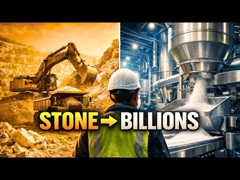 From Stone to Billions: How Calcium Carbonate Is Made Inside Mega Factories