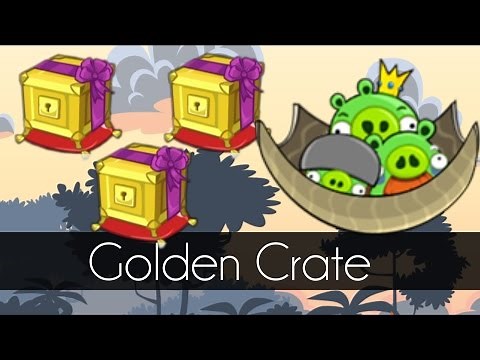 Bad Piggies - GOLDEN CRATE (Hidden Loot Crates)