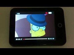 2.5" Rijaho Portable MP3 Player playing AMV video (Ruizu M17 clone) $17