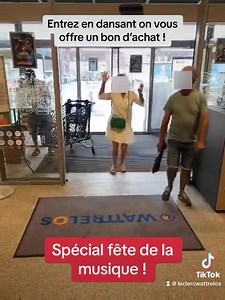 Bonne fête de la musique à tous ! Vous avez été au top ce matin pour mettre l’ambiance dans le magasin 😍❤️ Rejoignez nous sur TikTok 😍 https://vm.tiktok.com/ZGJCVn5pK/ | E.Leclerc Wattrelos