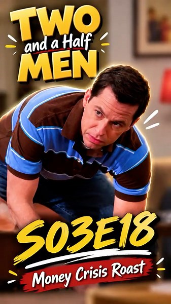 Two and a Half Men S03E18 | Charlie Turns Alan’s Money Crisis Into One Perfect Roast