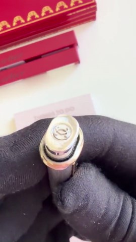 Vintage Cartier Felt Tip Stylo Pen 1980s - Trinity Gold & Silver - Full Set - Luxury Writing - Etsy