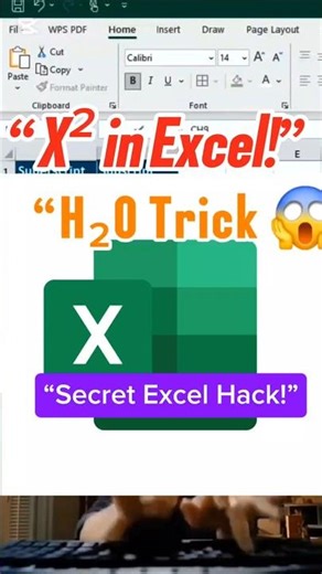 How to Use Superscript & Subscript in Excel(Easy Tutorial 2026)|Format Text Like a Pro #spreadsheets