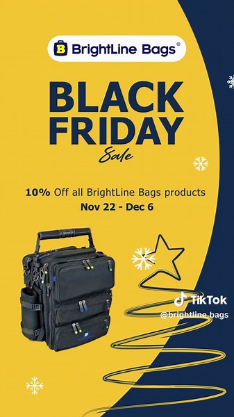 BrightLine Bags Black Friday Sale - 10% OFF Everything