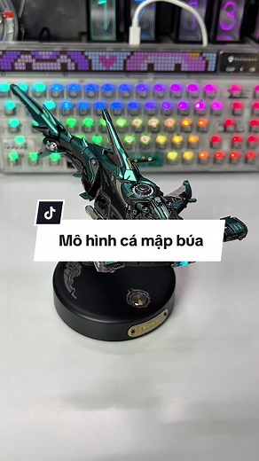 Mô hình cá mập búa chuyển động cơ khí - review ngắn