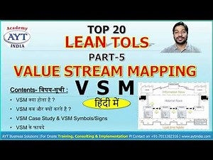 What is VSM - Value Stream Mapping | How to do VSM (In Hindi) | VSM Full Course ‪@aytindia‬