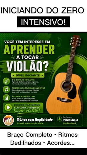 AULAS DE VIOLÃO PARA INICIANTES - APRENDA DO ZERO