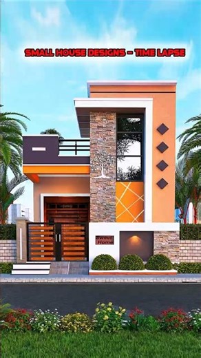 Small House Elevation That Looks Big! 🤯✨ #dreamhome #home #homecreators