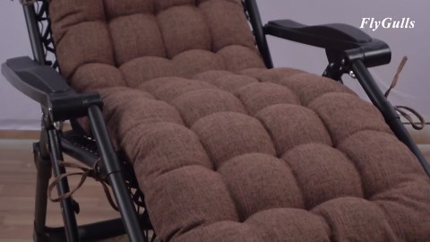 Lounge Chair Cushion Faux Linen Chaise Lounge Cushion with Ties Indoor Long Bench Cushion for Recliner Deck Chair Dormette Swing Bench 63 Inch Red