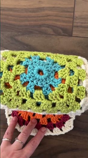 Scrap Yarn Crochet Scarf – Easy Granny Shell Pattern for Any Project!