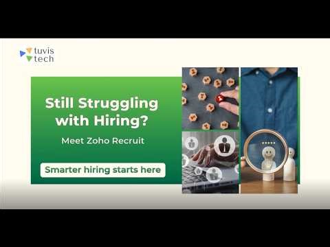 Still hiring the hard way? Discover smarter, faster hiring with Zoho Recruit powered by experts. 🚀🚀