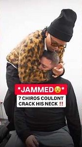 He was SHOCKED How his Neck Cracked‼️😳#chiropractic #backpain #neckpain #trending