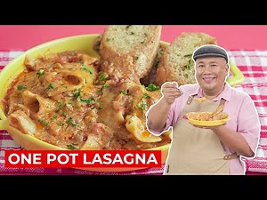 One Pot Lasagna Recipe | SIMPOL | CHEF TATUNG