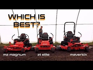 Comparing 3 Badboy zero turn mowers.