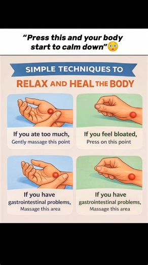 "Press this and your body start to calm down"🤯