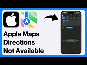 How To Fix Apple Maps "Directions Not Available" Error on iPhone | Apple Maps Not Working Problem