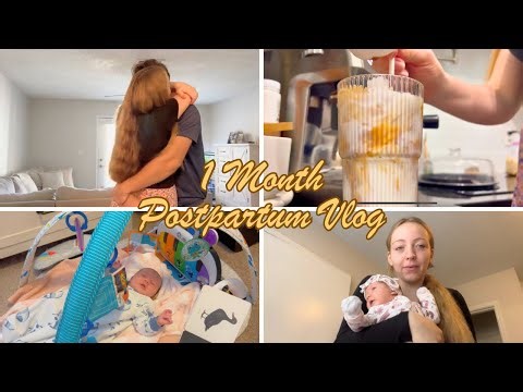 Baby is here!! 1 month postpartum vlog