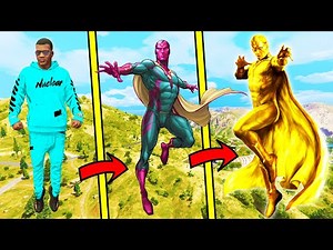 GTA 5: FRANKLIN Becomes VISION & Upgrades To GOD VISION! (AVENGERS ARMY)
