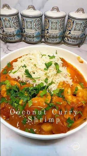 Coconut Curry Shrimp #easyrecipe #curry #shrimp#recipe