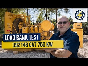 750kW Caterpillar Industrial Generator Load Bank Test
