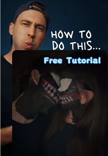 Venom face paint couple trend: viral black-and-white tooth makeup