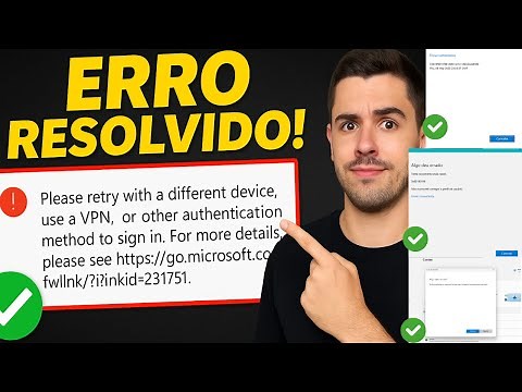 CONTA MICROSOFT NÃO LOGA? HOTMAIL/OUTLOOK COM PROBLEMAS? RESOLVIDO !!!