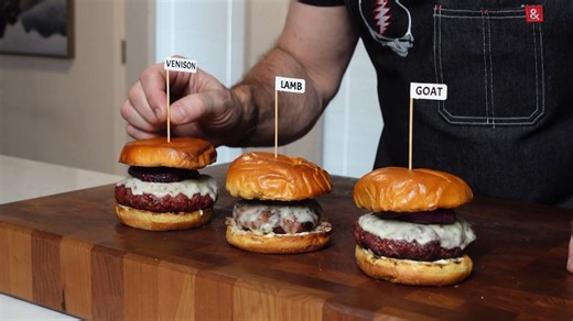 Exotic meat burger test | Goat vs lamb vs venison