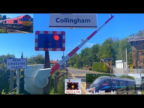 Very Long Closure & A Diverted Train at Collingham Level Crossing, Nottinghamshire 