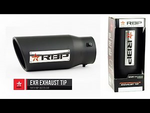 RBP Black Exhaust Tip — RBP-303725-EXR