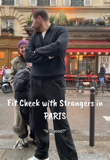 Exciting Fit Check Moments with Strangers in Paris