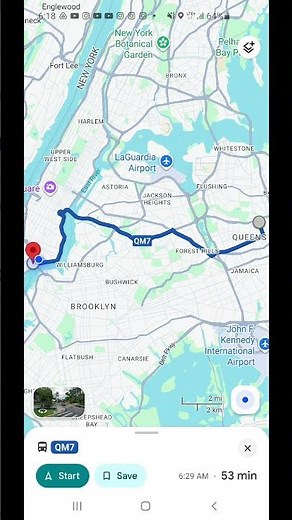 QM7 Bus between Downtown South St Seaport and Fresh Meadows 188 St