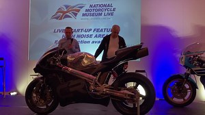 Crighton CR700 Launch @ Museum LIVE Saturday and Sunday saw the launch of the new Crighton CR700 Rotary track bike at our Museum LIVE event. Have a listen to this new world beater being fired up on stage! For more details visit www.crightonmotorcycles.com | The National Motorcycle Museum