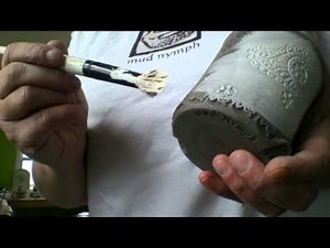 Sgraffito and Mishima by Mud Nymph Pottery