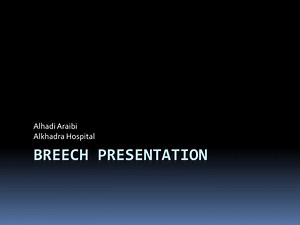 PPT - Breech Presentation PowerPoint Presentation, free download - ID:3296437